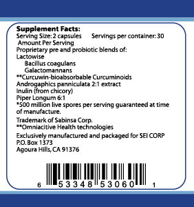 Theraflex Probiotic Ingredients